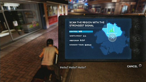 When you get there, press X, choose the Central quarter and hold the same button - Hotshot Lead 4 - Hotshot - Walkthrough - Sleeping Dogs - Game Guide and Walkthrough