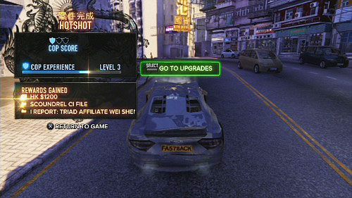 When you end, all you need is run away from the police - Hotshot Lead 4 - Hotshot - Walkthrough - Sleeping Dogs - Game Guide and Walkthrough