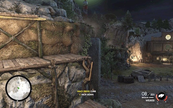 The path above the tunnel - a safe road if the soldiers are still around - The vaccine and shipments target destination | Mission 4 Lorino Dockyard - Mission 4: Lorino Dockyard - Sniper Elite 4 Game Guide