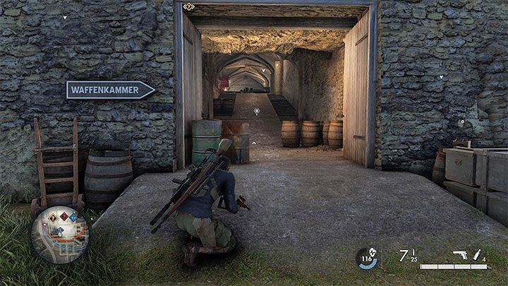 3 - Sniper Elite 5: Infiltrating the Chateau and finding Mollers office (mission 2) - walkthrough - Mission 2 - Occupied Residence - Sniper Elite 5 Guide, Walkthrough