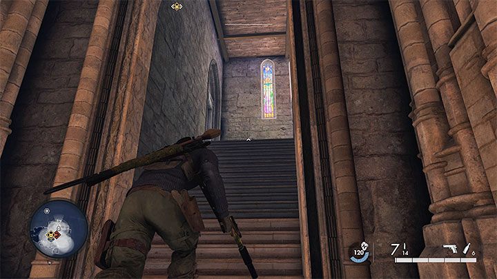 Whichever method you choose, make sure to stay hidden - Sniper Elite 5: Eavesdropping on the meeting and getting intel on Kraken (mission 3) - walkthrough - Mission 3 - Spy Academy - Sniper Elite 5 Guide, Walkthrough