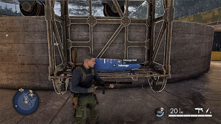 Sneak into the bunker surrounding the gun and get rid of at least some enemies - Sniper Elite 5: Neutralizing the Mirus Battery (mission 5) - walkthrough - Mission 5 - Festung Guernsey - Sniper Elite 5 Guide, Walkthrough