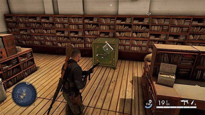 The safe is in one of the bunker's rooms - Sniper Elite 5: Neutralizing the Mirus Battery (mission 5) - walkthrough - Mission 5 - Festung Guernsey - Sniper Elite 5 Guide, Walkthrough