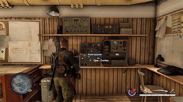 Option B involves neutralizing the radio located in one of the bunkers - Sniper Elite 5: Side quests (Mission 5) - walkthrough - Mission 5 - Festung Guernsey - Sniper Elite 5 Guide, Walkthrough