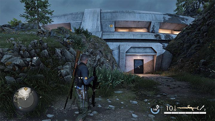 One of the alternate entrances is a way east of the Dome - Sniper Elite 5: Infiltrating the Dome (mission 7) - walkthrough - Mission 7 - Secret weapons - Sniper Elite 5 Guide, Walkthrough