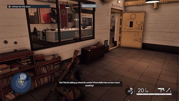 You don't need to explore the entire building - Sniper Elite 5: Infiltrating the Dome (mission 7) - walkthrough - Mission 7 - Secret weapons - Sniper Elite 5 Guide, Walkthrough