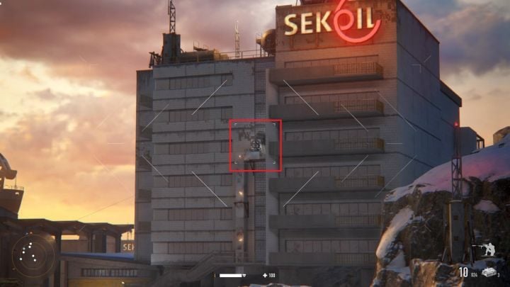 The sniper is hiding in this place-remember it, because soon you will go there. - Sniper Ghost Warrior Contracts: Kolchak Harbor Walkthrough - Sniper Ghost Warrior Contracts: Walkthrough - Sniper Ghost Warrior Contracts Guide