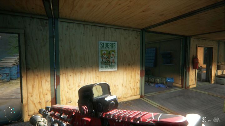 The first collectible in this location. - Sniper Ghost Warrior Contracts: Beketov Valley Collectibles - Sniper Ghost Warrior Contracts: Collectibles - Sniper Ghost Warrior Contracts Guide