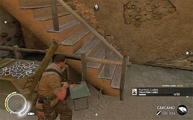 A Collectible Card - Sniper Elite 3 Afrika: Exploring the central part of the map - Sniper Elite 3 Afrika: Mission 3 - Halfaya Pass - Sniper Elite III: Afrika Game Guide