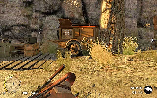 The second generator - Sniper Elite 3 Afrika: Destroying the third artillery station - Sniper Elite 3 Afrika: Mission 3 - Halfaya Pass - Sniper Elite III: Afrika Game Guide