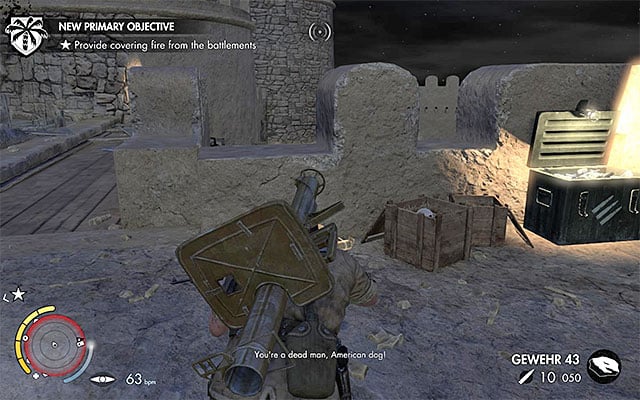 More ammunition crates - Sniper Elite 3 Afrika: Protecting the informer - Sniper Elite 3 Afrika: Mission 4 - Fort Rifugio - Sniper Elite III: Afrika Game Guide