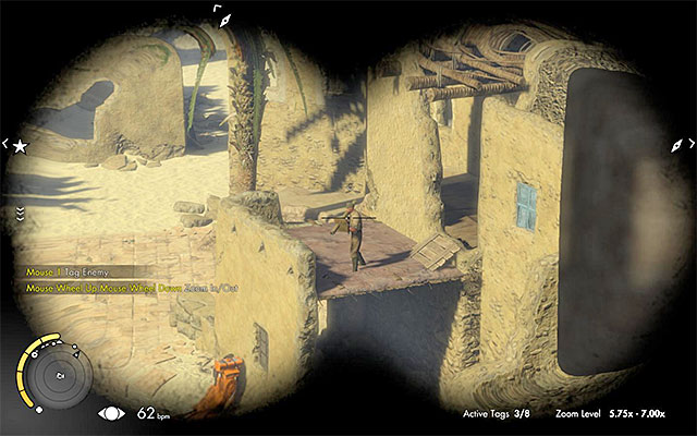 Watch out for the enemy armed with the RPG - Sniper Elite 3 Afrika: Exploration of the old city - Sniper Elite 3 Afrika: Mission 5 - Siwa Oasis - Sniper Elite III: Afrika Game Guide