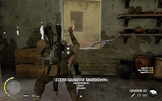 Kill the officer and search through his corpse - Sniper Elite 3 Afrika: Obtaining the safe combination - Sniper Elite 3 Afrika: Mission 6 - Kasserine Pass - Sniper Elite III: Afrika Game Guide