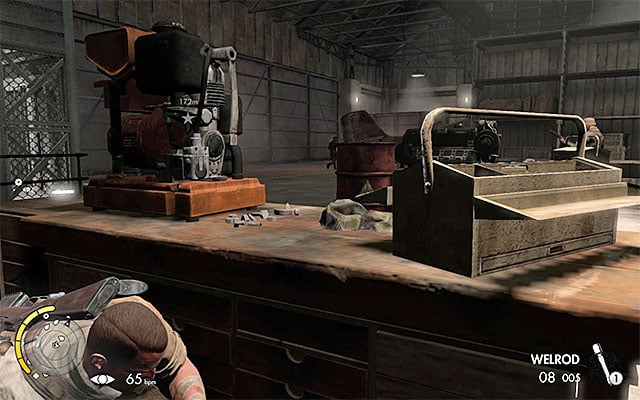 IN the eastern hangars, you will encounter ore enemies - Sniper Elite 3 Afrika: Exploration of the western part of the airfield - Sniper Elite 3 Afrika: Mission 7 - Pont Du Fahs Airfield - Sniper Elite III: Afrika Game Guide