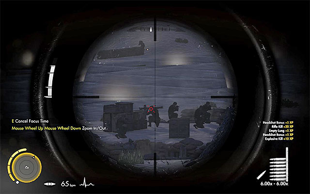Further into the fights in the airfield, there start appearing enemies with RPGs and an example soldier of this type has been shown in the above screenshot - Sniper Elite 3 Afrika: Covering the allies - Sniper Elite 3 Afrika: Mission 7 - Pont Du Fahs Airfield - Sniper Elite III: Afrika Game Guide
