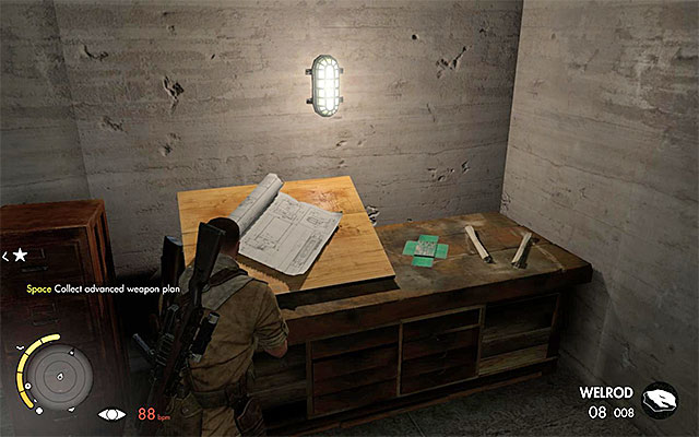 The second schematic - Sniper Elite 3 Afrika: Destroying the second transformer - Sniper Elite 3 Afrika: Mission 8 - Ratte Factory - Sniper Elite III: Afrika Game Guide