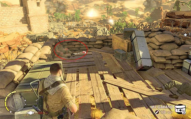 Approach the killed soldier - Sniper Elite 3 Afrika: War Diaries Collectibles - Mission 1 - Sniper Elite 3 Afrika: Collectibles - Mission 1 - Sniper Elite III: Afrika Game Guide