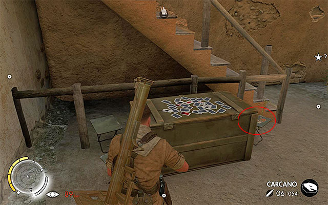 Search through the ground floor of the building - Sniper Elite 3 Afrika: Collectible Cards Collectibles - Mission 3 - Sniper Elite 3 Afrika: Collectibles - Mission 3 - Sniper Elite III: Afrika Game Guide