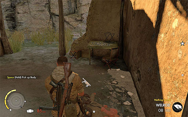 Approach the table in the ruined building - Sniper Elite 3 Afrika: Collectible Cards Collectibles - Mission 3 - Sniper Elite 3 Afrika: Collectibles - Mission 3 - Sniper Elite III: Afrika Game Guide