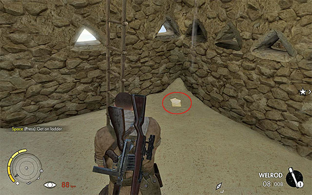 Check out the area at the foot of the tower - Sniper Elite 3 Afrika: War Diaries Collectibles - Mission 5 - Sniper Elite 3 Afrika: Collectibles - Mission 5 - Sniper Elite III: Afrika Game Guide
