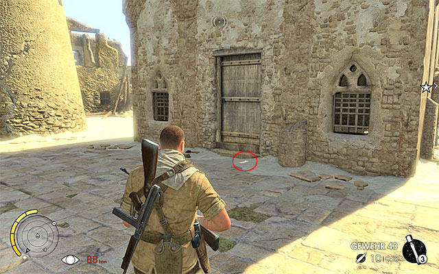 Take a look on the ground, near one of the buildings - Sniper Elite 3 Afrika: War Diaries Collectibles - Mission 5 - Sniper Elite 3 Afrika: Collectibles - Mission 5 - Sniper Elite III: Afrika Game Guide