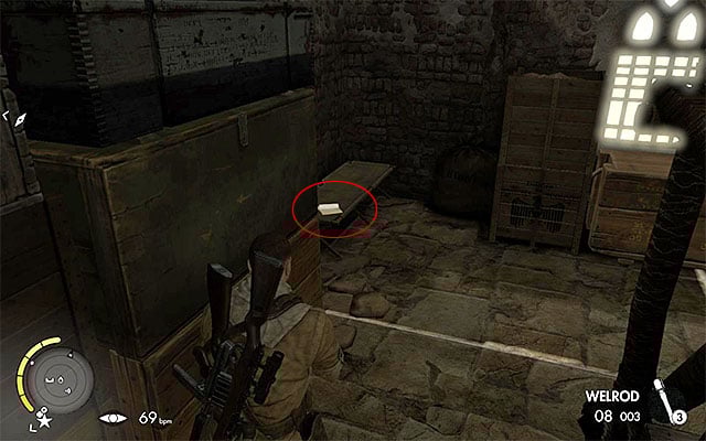 Search through the room on the ground floor - Sniper Elite 3 Afrika: War Diaries Collectibles - Mission 5 - Sniper Elite 3 Afrika: Collectibles - Mission 5 - Sniper Elite III: Afrika Game Guide