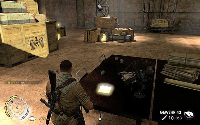 Approach the table in the command center - Sniper Elite 3 Afrika: War Diaries Collectibles - Mission 6 - Sniper Elite 3 Afrika: Collectibles - Mission 6 - Sniper Elite III: Afrika Game Guide