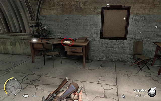 Find the desk with the collectible - Sniper Elite 3 Afrika: War Diaries Collectibles - Mission 7 - Sniper Elite 3 Afrika: Collectibles - Mission 7 - Sniper Elite III: Afrika Game Guide