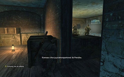 Lean out of the gate a bit and eliminate the hostiles one after another - Mission 3 - Kaiser-Friedrich Museum - p. 1 - Walkthrough - Sniper Elite V2 Game Guide & Walkthrough