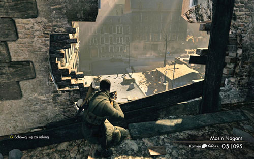 Your objective is protecting the rescued man - Mission 4 - Opernplatz - p. 2 - Walkthrough - Sniper Elite V2 Game Guide & Walkthrough