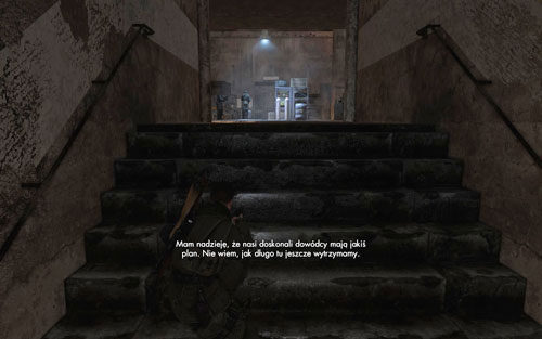 Go up the stairs and you should see a room with ammunition - Mission 6 - Tiergarten Flak Tower - p. 2 - Walkthrough - Sniper Elite V2 Game Guide & Walkthrough
