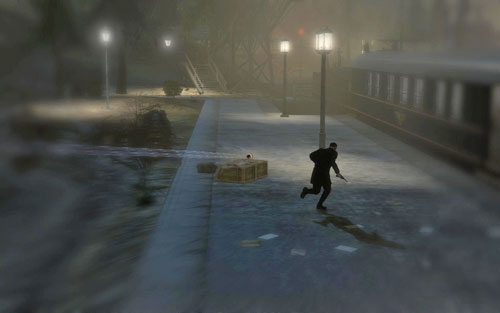 Now you just need to watch the Fuhrer and wait for him to start running towards the train - dont let him reach it - DLC - Assassinate the Fuhrer - Walkthrough - Sniper Elite V2 Game Guide & Walkthrough