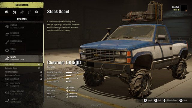 It affects the power of the vehicle, and therefore the possibility of hauling heavy loads, especially through hilly terrains - SnowRunner: Vehicle adaptation - Vehicles - SnowRunner Guide