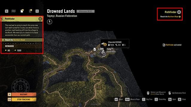 Activate the Pathfinder task - SnowRunner: Rift, Russia - how to unlock it - FAQ - SnowRunner Guide