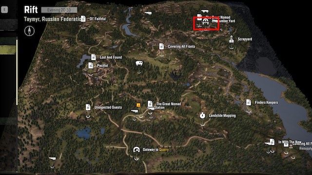 1 - SnowRunner: Rift - map of hidden parts, vehicles - SnowRunner: Taymyr - Russian Federation - SnowRunner Guide