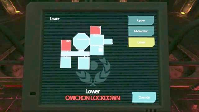 The last terminal used to unlock rooms on the lower floor. - Omicron station | Riddles and puzzles of SOMA Game - Riddles and puzzles - SOMA Guide