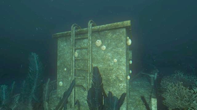 Hide behind the terrain obstacle and wait for the enemy to move away. - Ocean depths | SOMA Game Walkthrough - Walkthrough - SOMA Guide