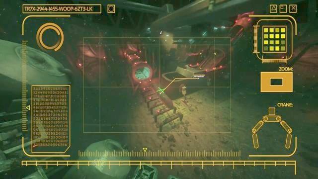 You must maneuver with the X mark - the proper placement is signaled by change in color (from orange to green). - Phi station | SOMA Game Walkthrough - Walkthrough - SOMA Guide