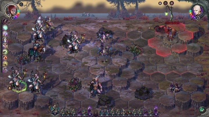 If you hover over an enemy unit, you will see blood-red fields - Songs of Conquest: Armies and Battles - Military - Songs of Conquest Guide