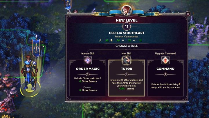 After leveling up, a window appears where you can upgrade the chosen ability from a list of 3 proposed, and there are skills among them that may improve the speed at which your Wielder gains XP - Songs of Conquest: How to accumulate XP faster? - FAQ - Songs of Conquest Guide