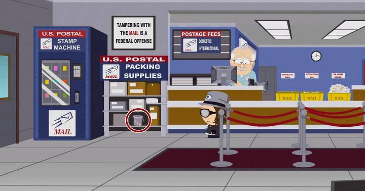 Memberberries in the Post Office. - Memberberries - Titles and secrets - South Park: The Fractured But Whole Game Guide