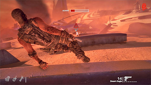 Regardless which path you choose, start with killing two closest enemies - Chapter XIII - Adams - p. 1 - Game Walkthrough - Spec Ops: The Line - Game Guide and Walkthrough