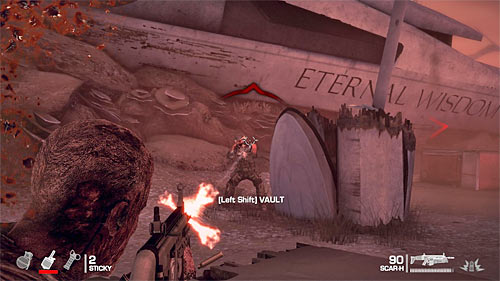 Initially take care of closest enemies, watching out for a single opponent, who can try to surprise you from the left side (screen above) - Chapter XIII - Adams - p. 1 - Game Walkthrough - Spec Ops: The Line - Game Guide and Walkthrough