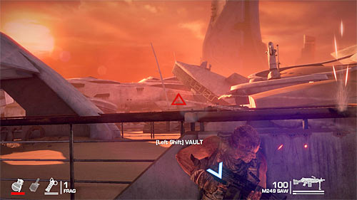 Continue marching among wrecks of ships, looking for supply crates and not letting anyone to attack you by surprise - Chapter XIII - Adams - p. 1 - Game Walkthrough - Spec Ops: The Line - Game Guide and Walkthrough