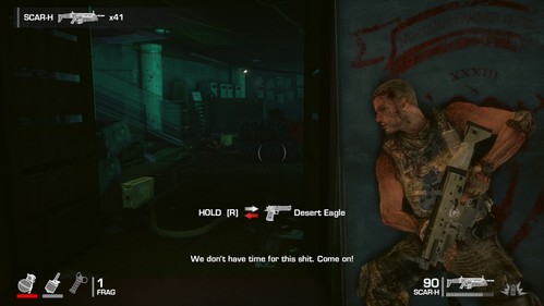 Once you clear the area, carefully approach the door and use it as a cover to eliminate enemies inside the room - Chapter XIV - The Bridge - Game Walkthrough - Spec Ops: The Line - Game Guide and Walkthrough