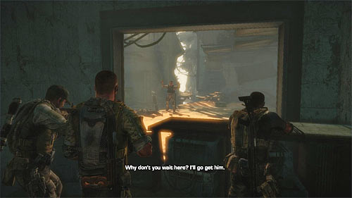 After watching a cut-scene you can act in two ways - Chapter IV - The Refugees - p. 1 - Game Walkthrough - Spec Ops: The Line - Game Guide and Walkthrough