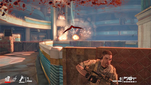 Eventually you have use small stairs leading to the lower level - Chapter IV - The Refugees - p. 2 - Game Walkthrough - Spec Ops: The Line - Game Guide and Walkthrough