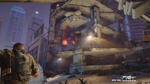 After few hundred meters, the convoy will stop and that means that you have to eliminate enemies in the area - Chapter X: Part 2 - Stealing Water - Game Walkthrough - Spec Ops: The Line - Game Guide and Walkthrough