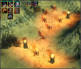 Now teleport your party to Fire Rocks (10) to gather the Fire Essence - Crystal Wastes | Chapter: The Hunt - Chapter: The Hunt - Spellforce 2: Shadow Wars Game Guide