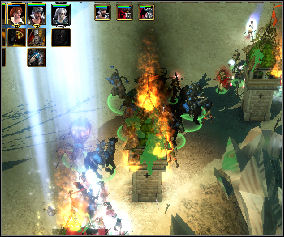 The ravine you have to go through is defended by set of towers and a large army (4) - Crystal Forest | Chapter: The Hunt - Chapter: The Hunt - Spellforce 2: Shadow Wars Game Guide